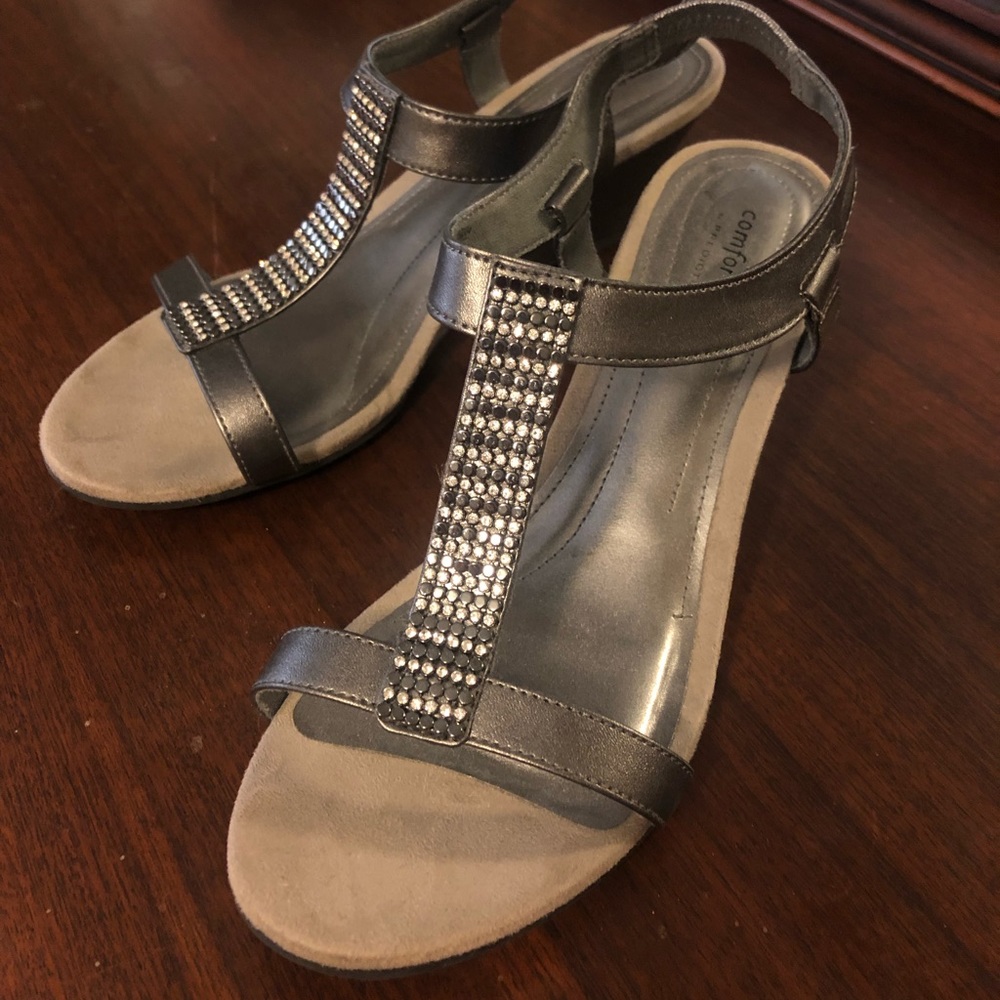 ComfortPlus Pewter Sandals